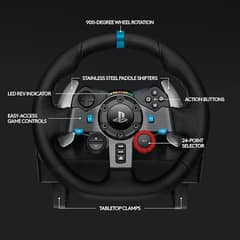 Logitech Steering wheel g29 Driving force racing wheel