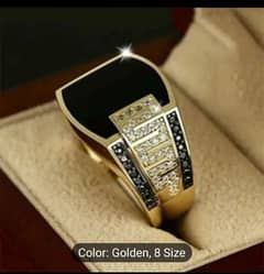 Golden Colour premium Ring For mens