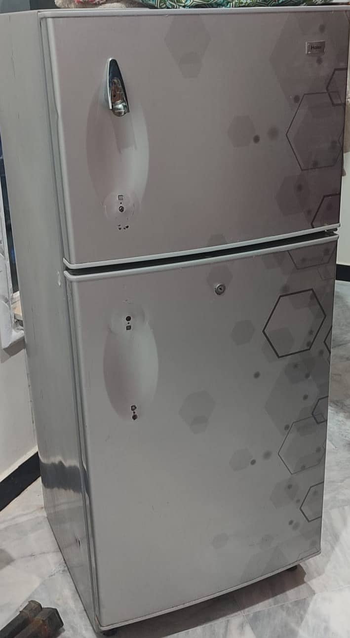 Haier HRF-272 Gray Color Used Fridge for sale in working condition 0