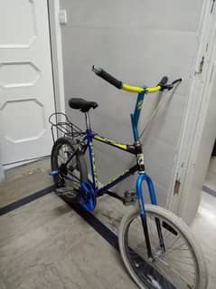 bicycle in blue colour