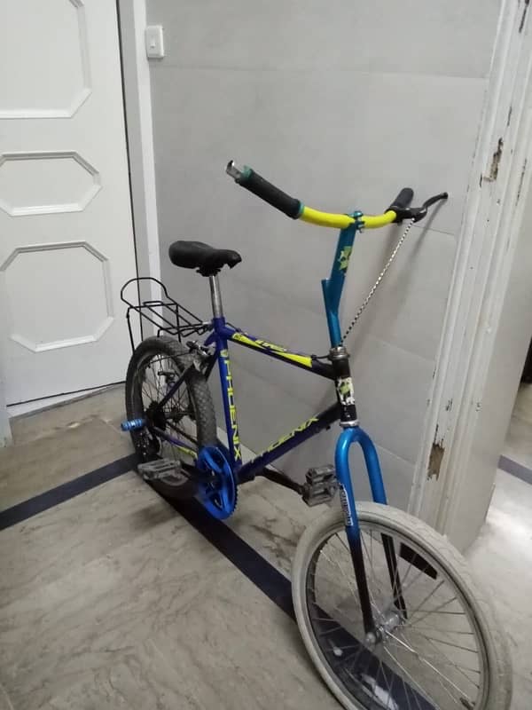 bicycle in blue colour 0