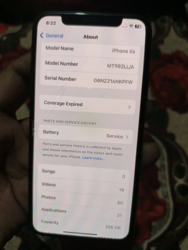 iPhone XS non PTA 256gb 2