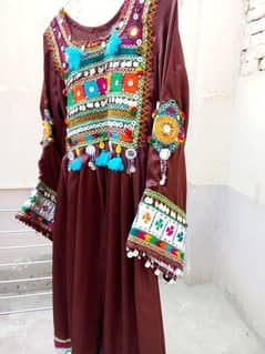 original Balochi karahi suit