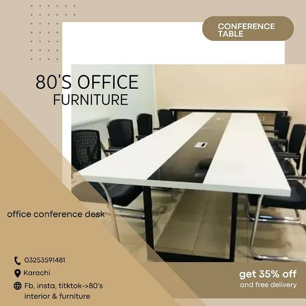 office table, workstation, cubical, executive & conference table 11