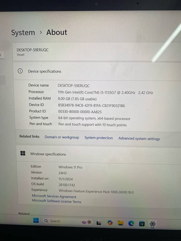 Acer Spin X360 Laptop Core i5 11th gen 4