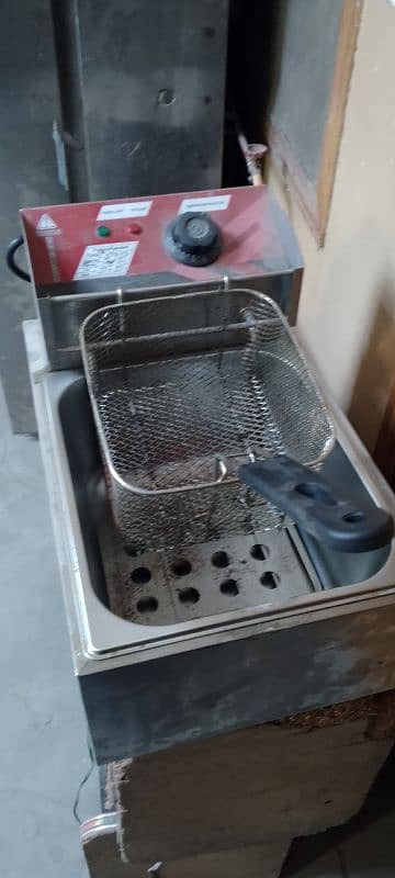 electric 8 liter fryer shawarma machine hot plate 0