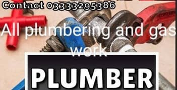 plumber for all work and gas work