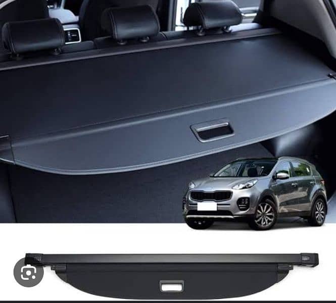 kia sportage trunk cargo cover 0