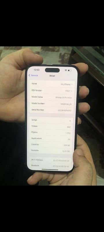 iPhone 14 pro max JV  for sale non pta box Ka sth  condition 10/10 0