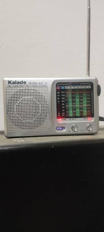 Kalade KK-9 Analog Radio Fm/Tv Mw Sw1-7 New good condition box no have 1