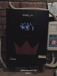 crown xaiver 3.6 kw hybrid inverter company sealed