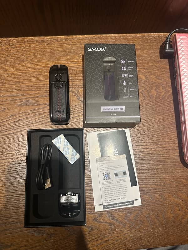 SMOK NORD 4 VAPE BLACK LEATHER 2