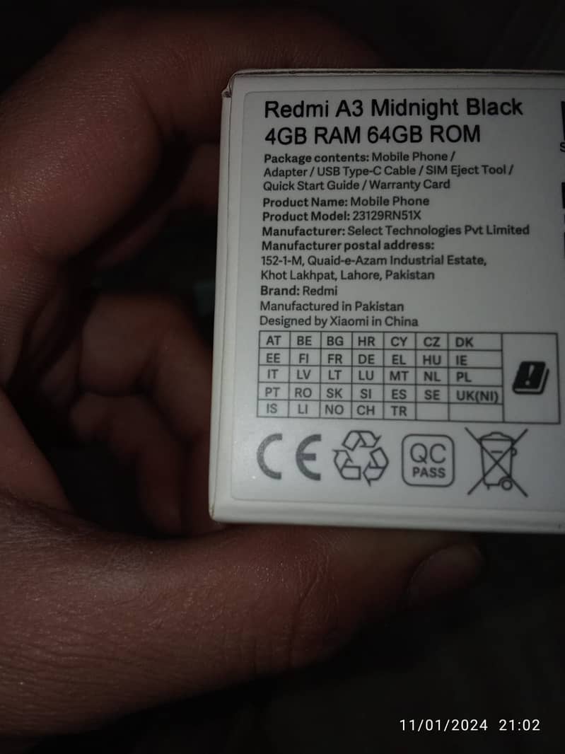 Xiaomi Redmi A3 4