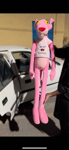 LARGE SIZE PINK PANTHER STUFF TOY FOR SALE