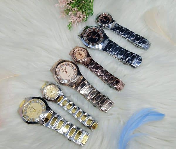 Luxury Stainless Fortune Time Couple Watches 0