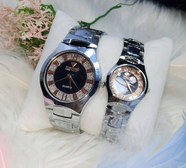 Luxury Stainless Fortune Time Couple Watches 3