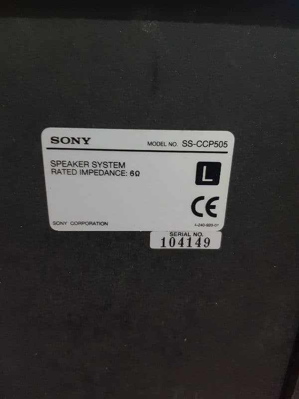 sony speakar 6.5 home & car use 2