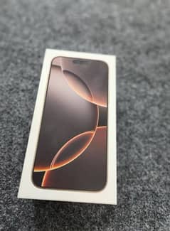 iPhone 16 ProMax 256 gb boxpack non-pta