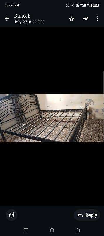 Iron bed with good condition 5