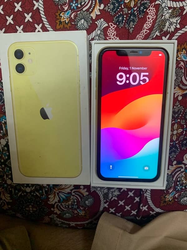 iphone 11 128 gb factory unlock with box Exchange possie 5