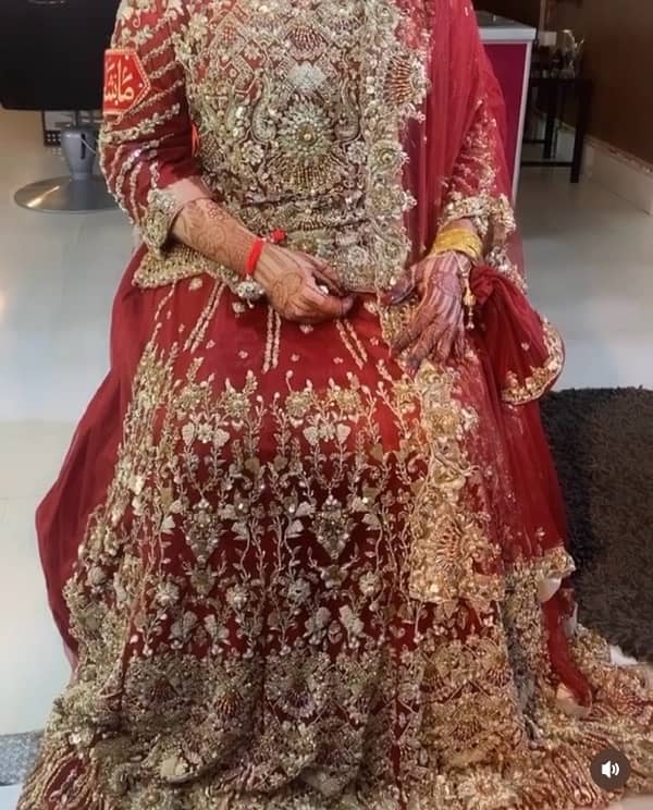 Bridal wedding lehnga Dress for Sale near bahria town canal valley . 0