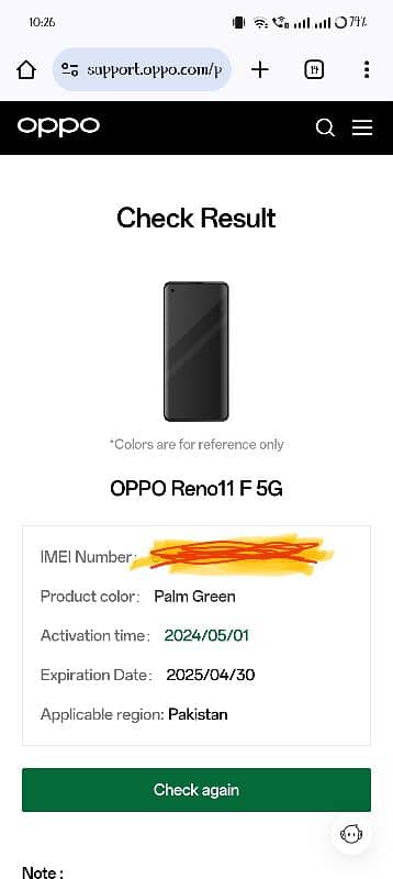 Oppo Reno 11f 8gb 256gb 3