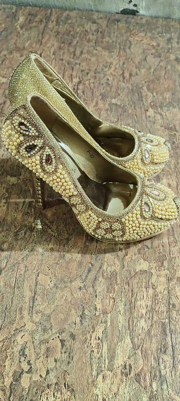 Bridal Pencil Heel Shoes 1