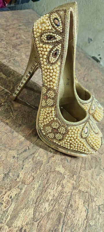 Bridal Pencil Heel Shoes 2