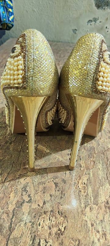 Bridal Pencil Heel Shoes 3