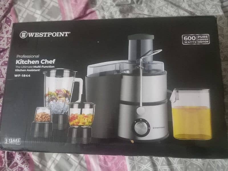 For Sale: Westpoint WF-1844 Food Processor 0