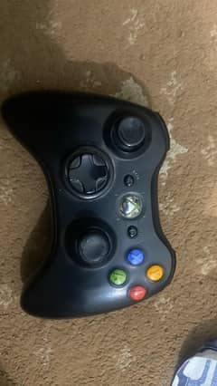 xbox 360 black wireless controller genuine