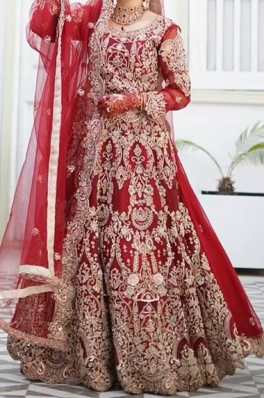 Bridal Red Lehnga 4