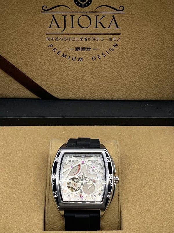 AJIOKA AUTO SKELETON ORIGINAL WATCH 3