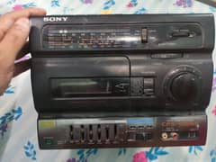 sony tape recorder. fm player. read add.