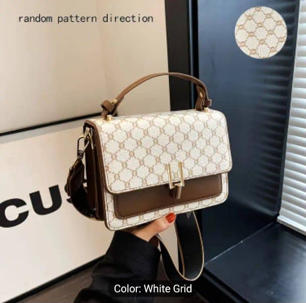 Imported Crossbody Bag with Wide Strap 0