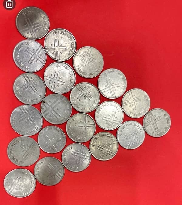 Indian Rare five coins fifty rupees for sell 0