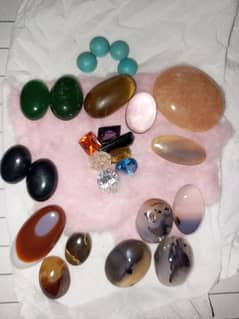 original stones. gemstones