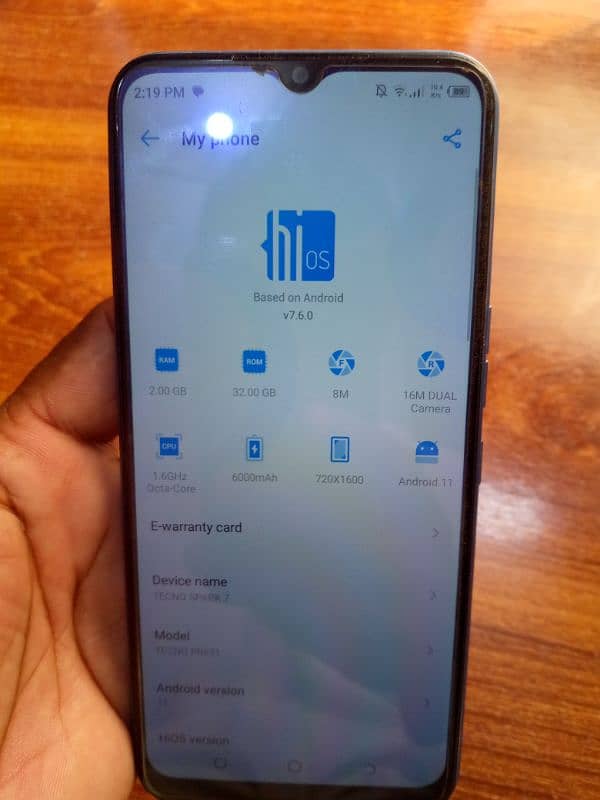 Tecno spark 7  no open no repair 3