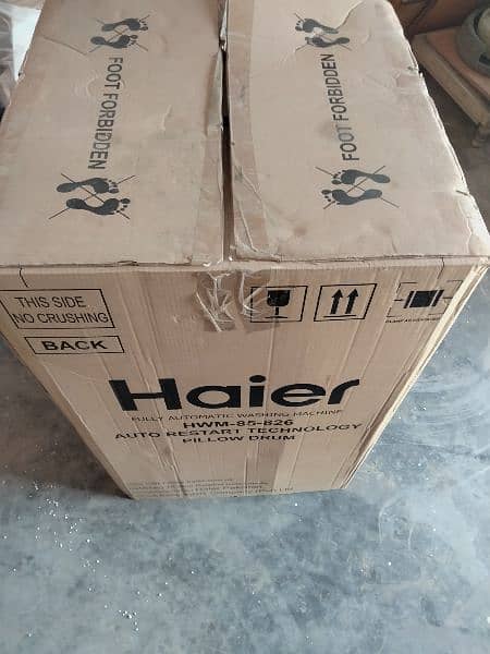 Haier automatic washing machine brand new 1