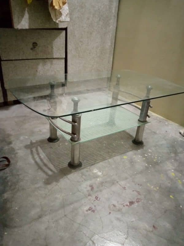 Centre Table (Glass & S. S) 0