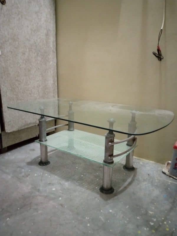 Centre Table (Glass & S. S) 2