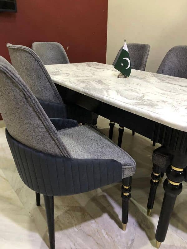 6 chair dinning table sheesham 1