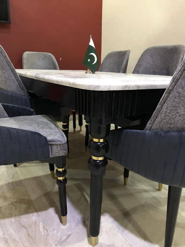 6 chair dinning table sheesham 3