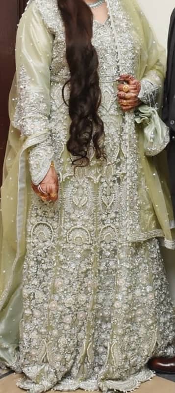 walima designer maxi wedding dress for sale near bahria town. 6