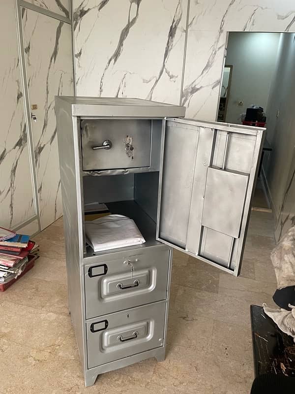 Office Steel Almari with Locker for Sale 1