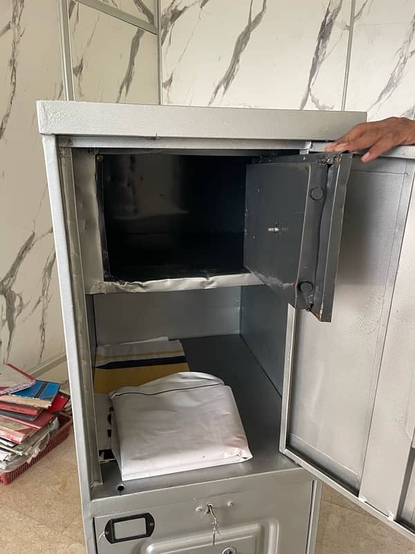 Office Steel Almari with Locker for Sale 2