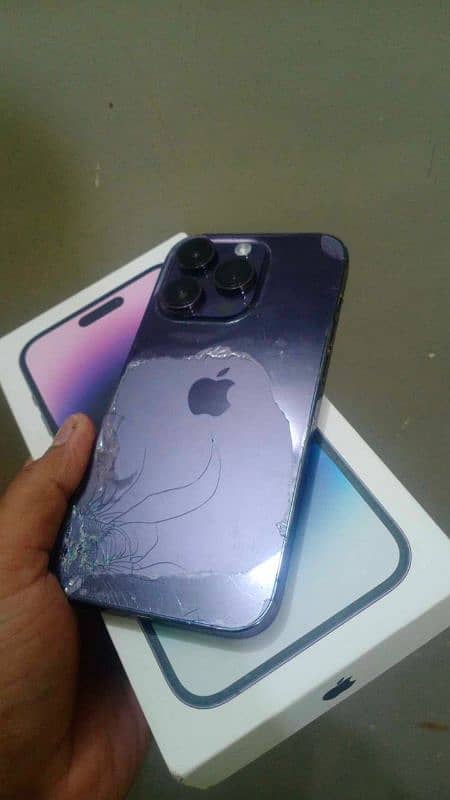 iphone 14 pro pta approved back broken 0