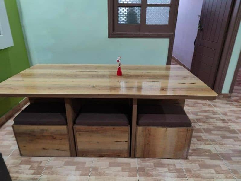 Wooden Dinning Table 3