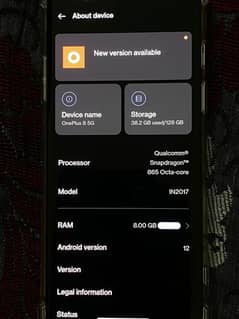 One plus 8 5g non PTA 8+3gb Ram 128gb rom