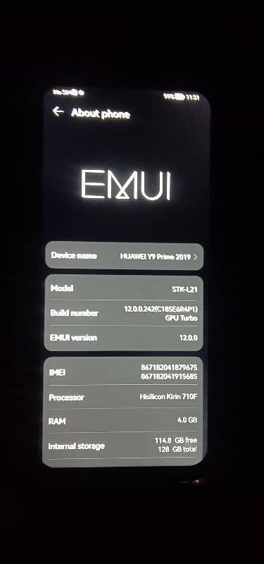 Huawei y9 prime . 4.128 6